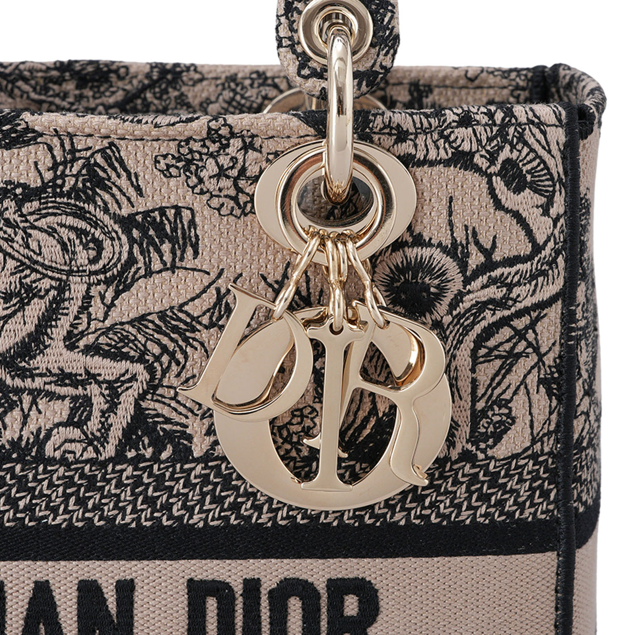 CHRISTIAN DIOR(USED)크리스찬디올 레이디백 D-LITE 미듐